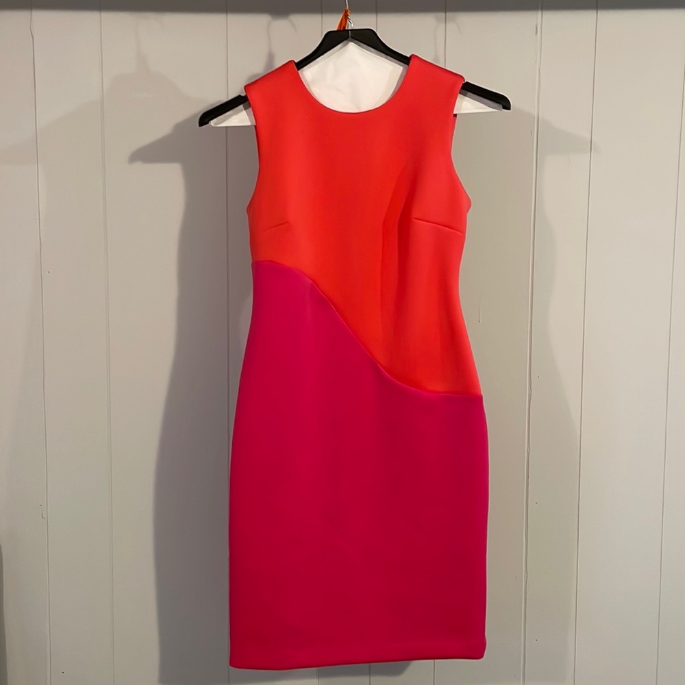 Calvin Klein Pink Sheath Dress